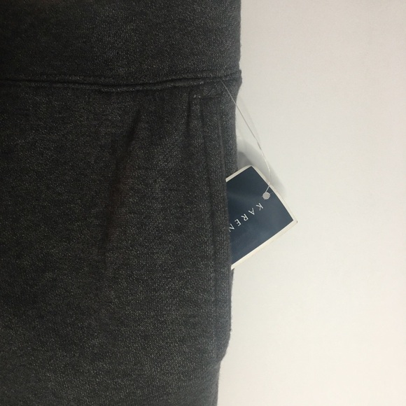 Karen Scott Sport Gray Jogging Pants High Rise Straight Leg XXL Plus Size - Picture 7 of 9